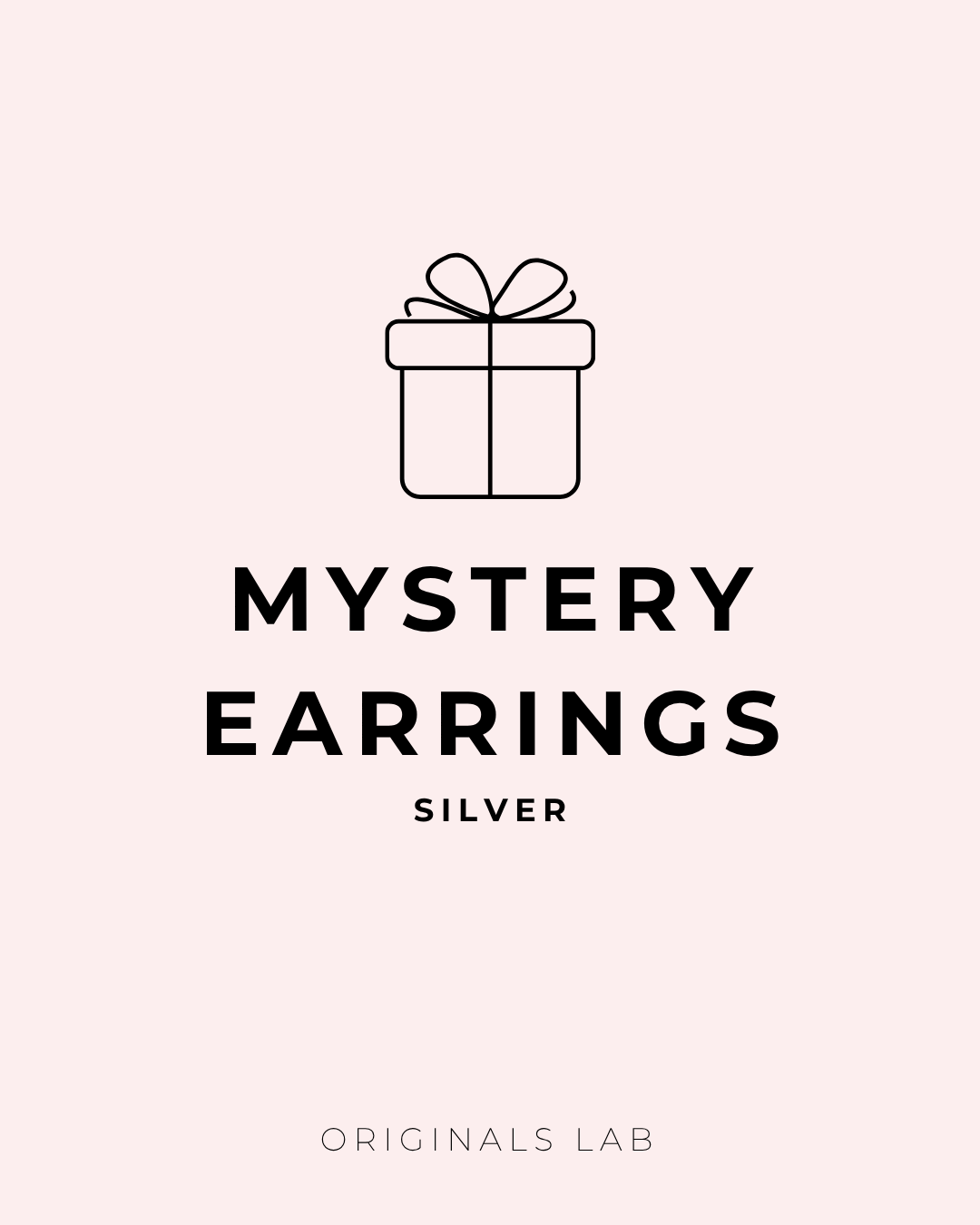 5 Pairs of Mystery Earrings in Silver