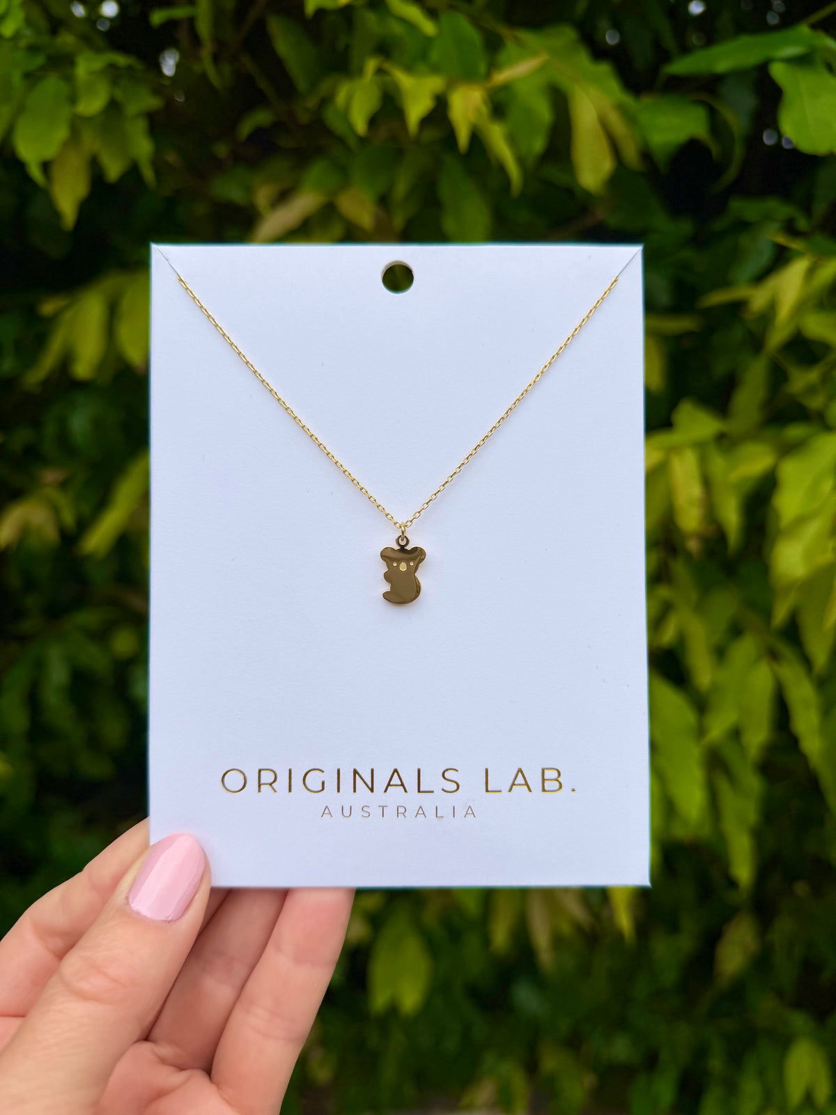 Koala Necklace Gold