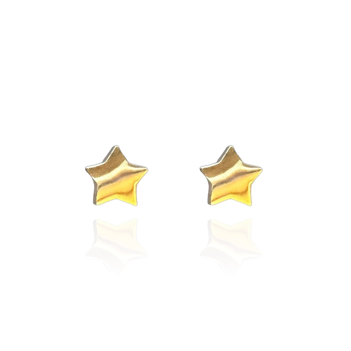 Star Earring Studs Gold