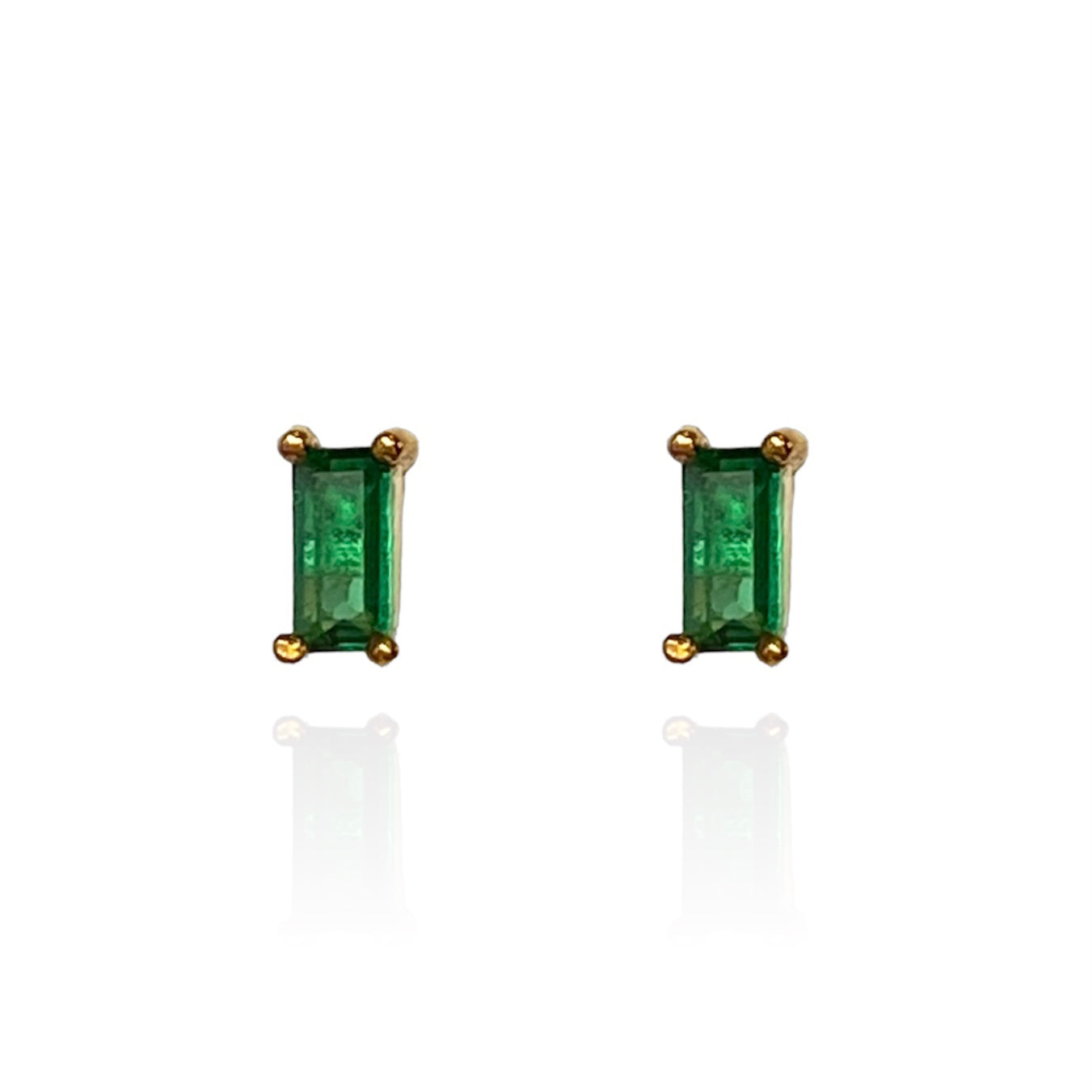 Gold Timeless Emerald Green Crystals