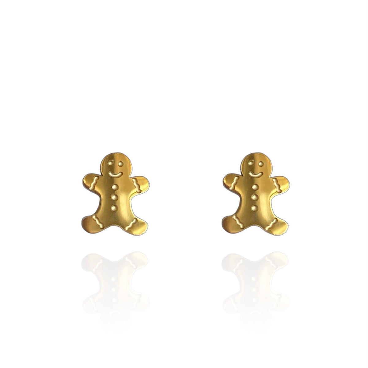 Gingerbread Studs Gold