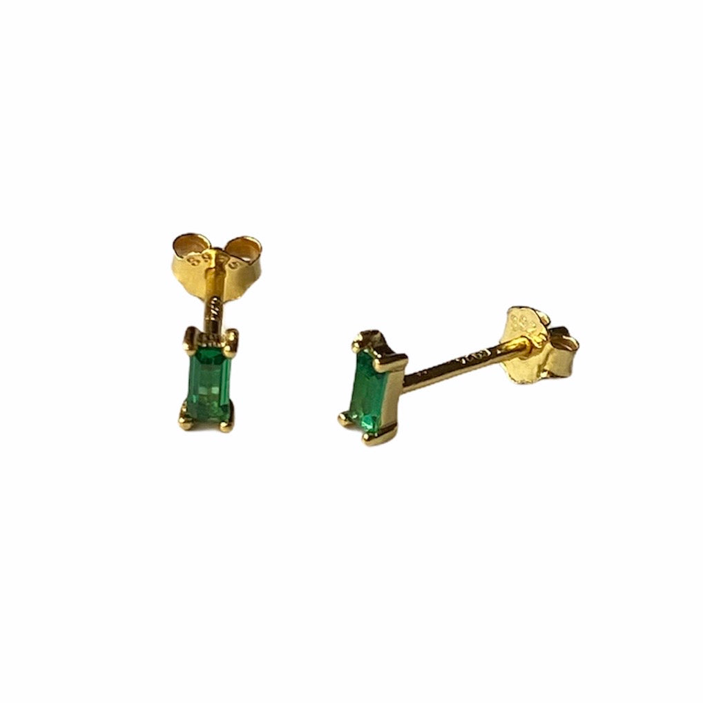 Gold Timeless Emerald Green Crystals