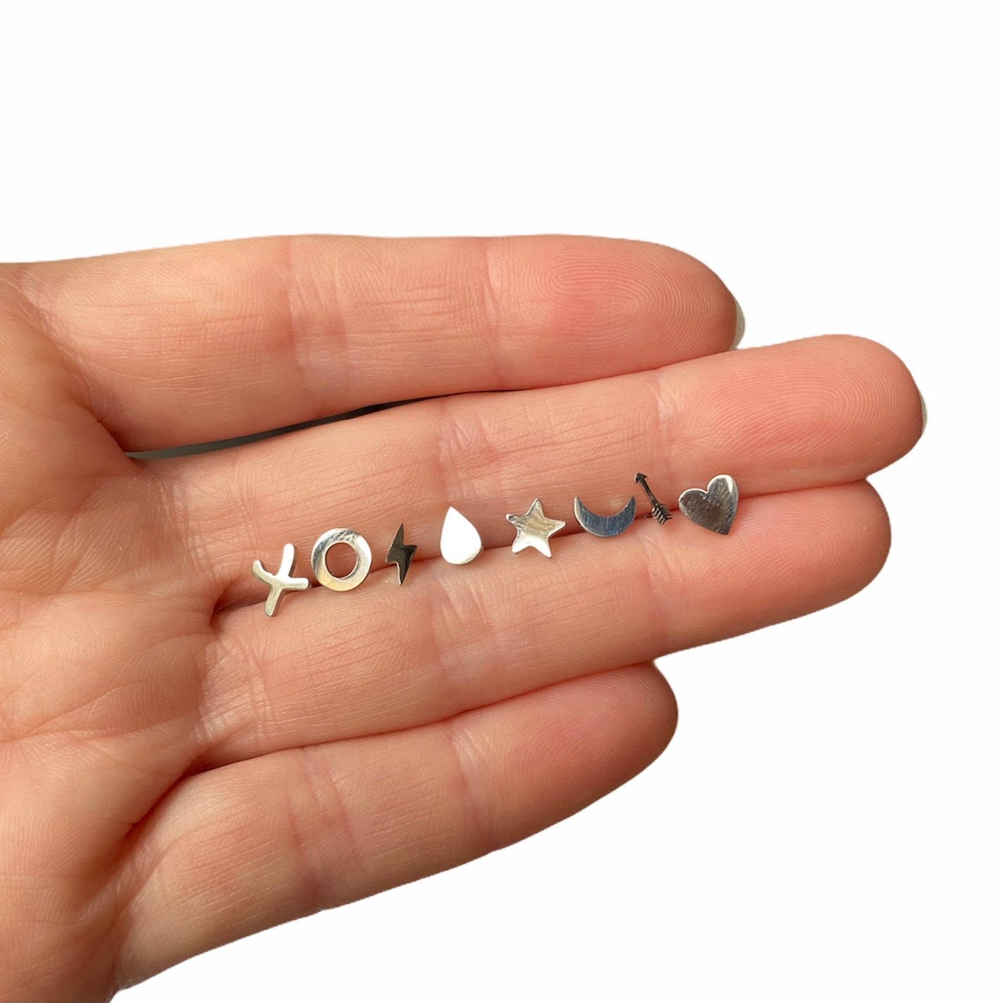 Heart Earrings Silver
