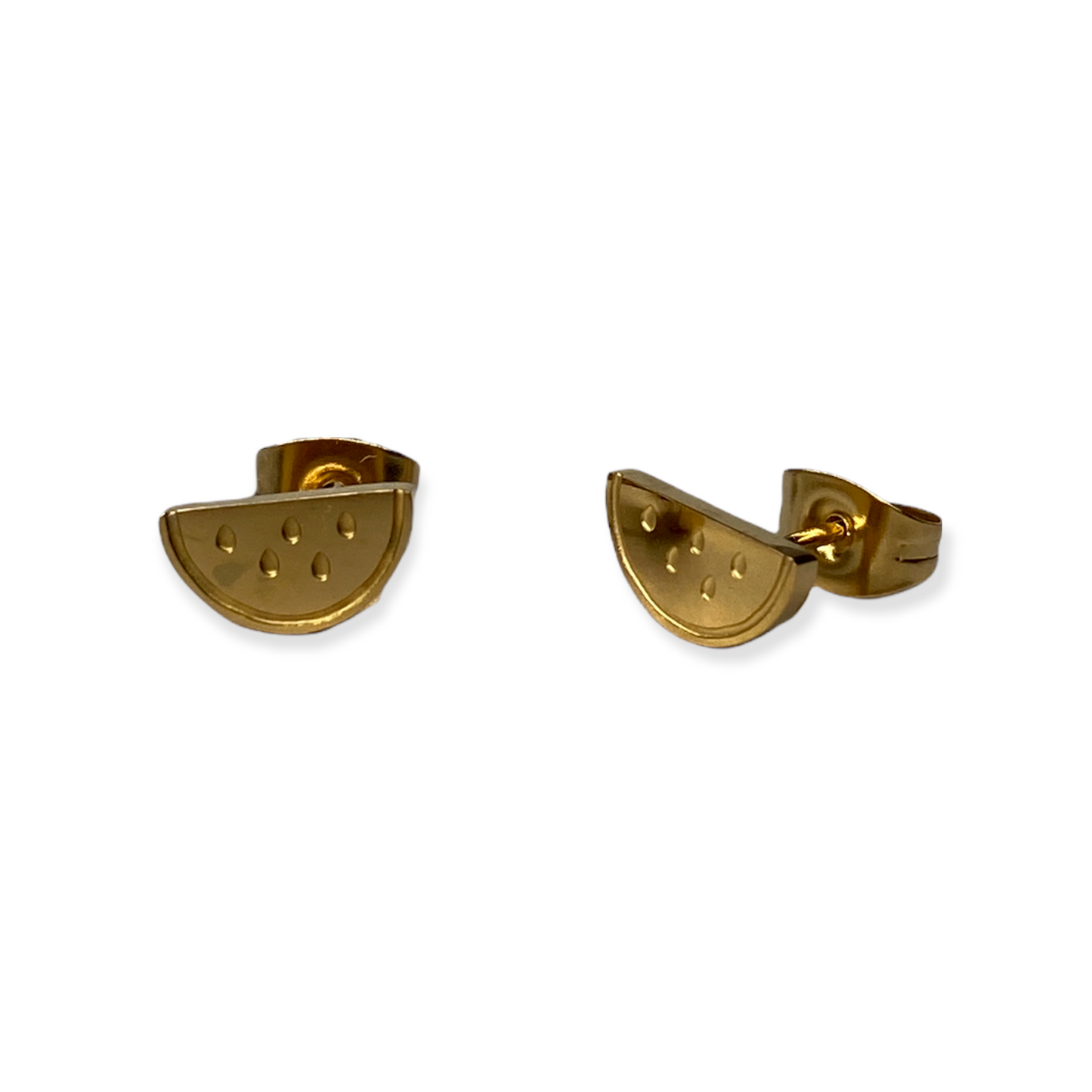 Watermelon Earring Studs Gold