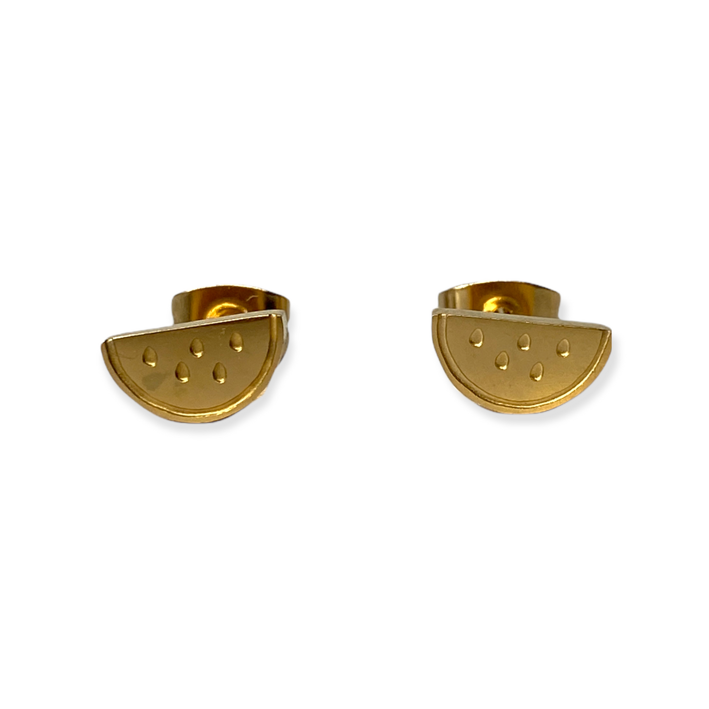Watermelon Earring Studs Gold