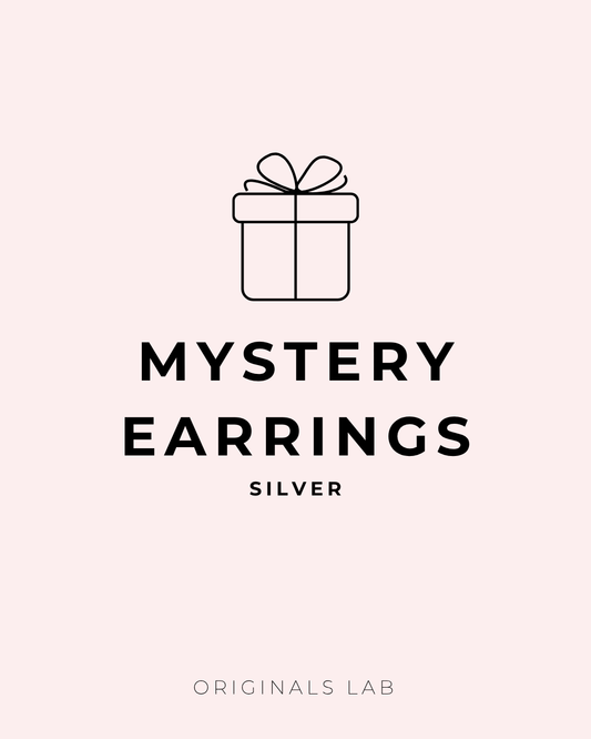 5 Pairs of Mystery Earrings in Silver