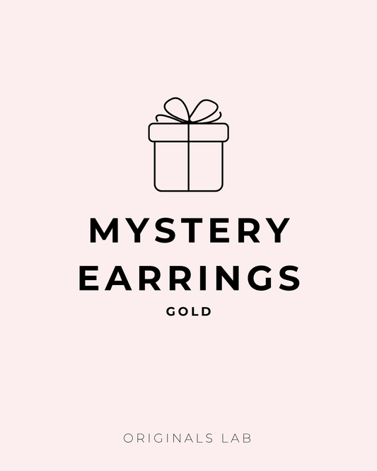 5 Pairs of Mystery Earrings in Gold