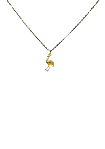 Emu Necklace Gold