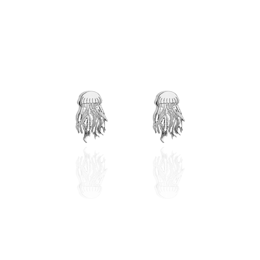 Jellyfish Earrings Silver