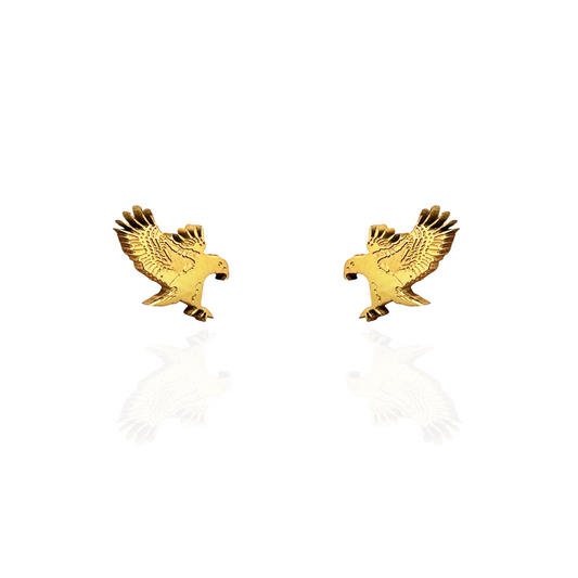 Kea Bird Earring Studs Gold
