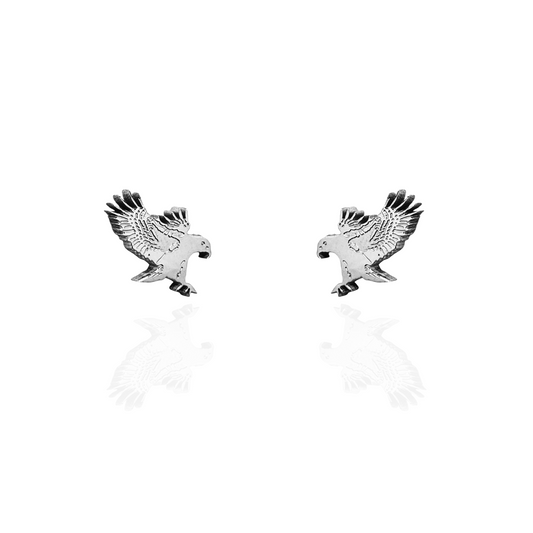 Kea Bird Earring Studs Silver
