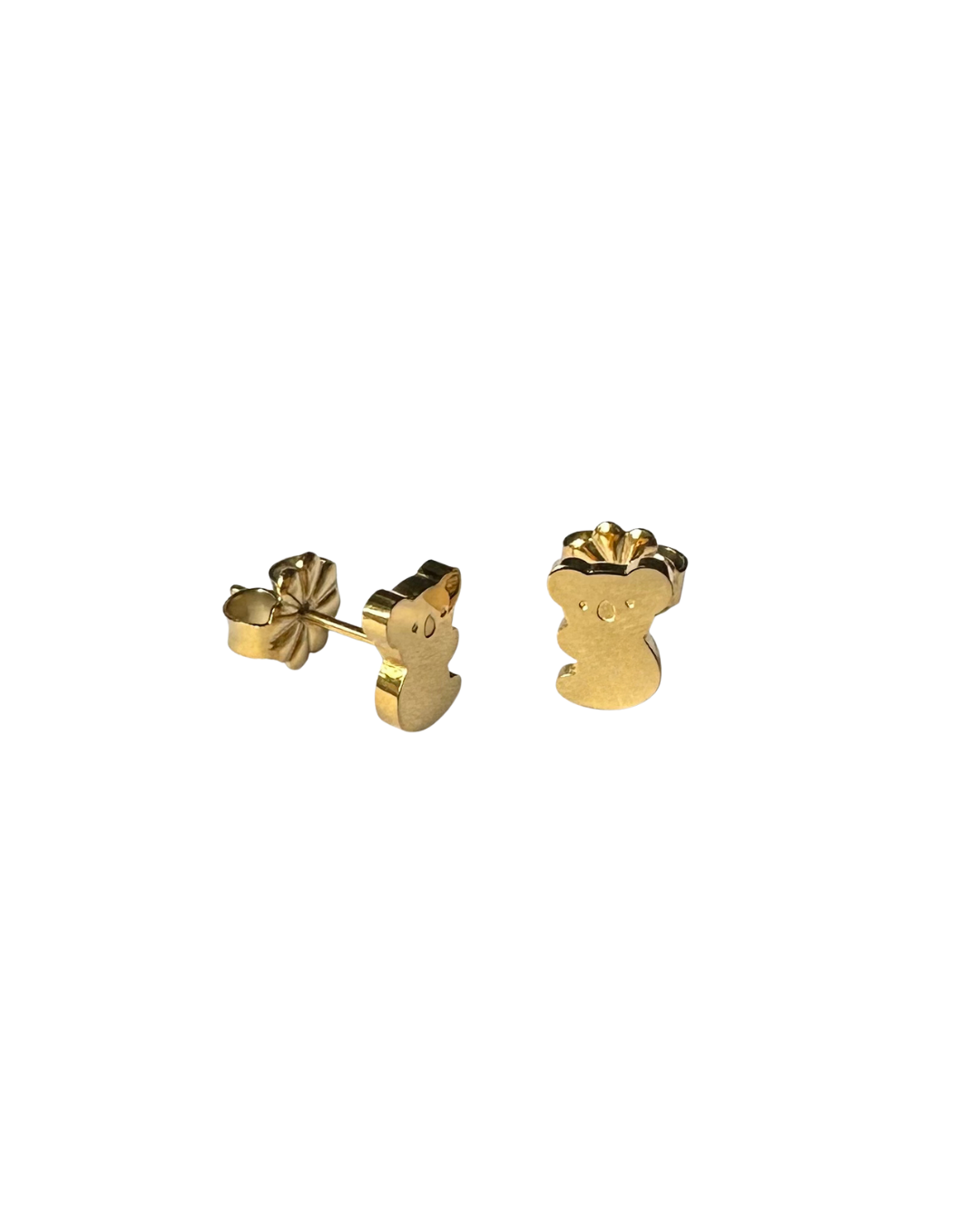 Koala Earring Studs Gold