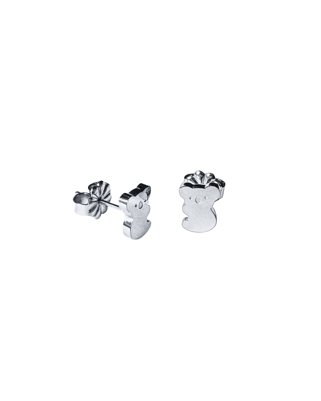 Koala Earring Studs Silver