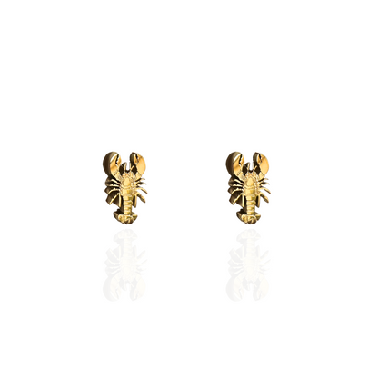 Lobster Earring Studs Gold