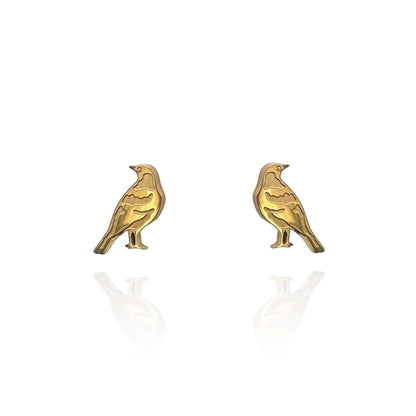 Magpie Earring Studs Gold