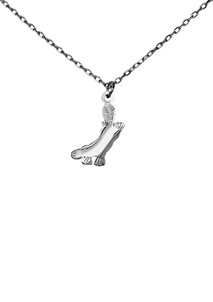 Platypus Necklace Silver
