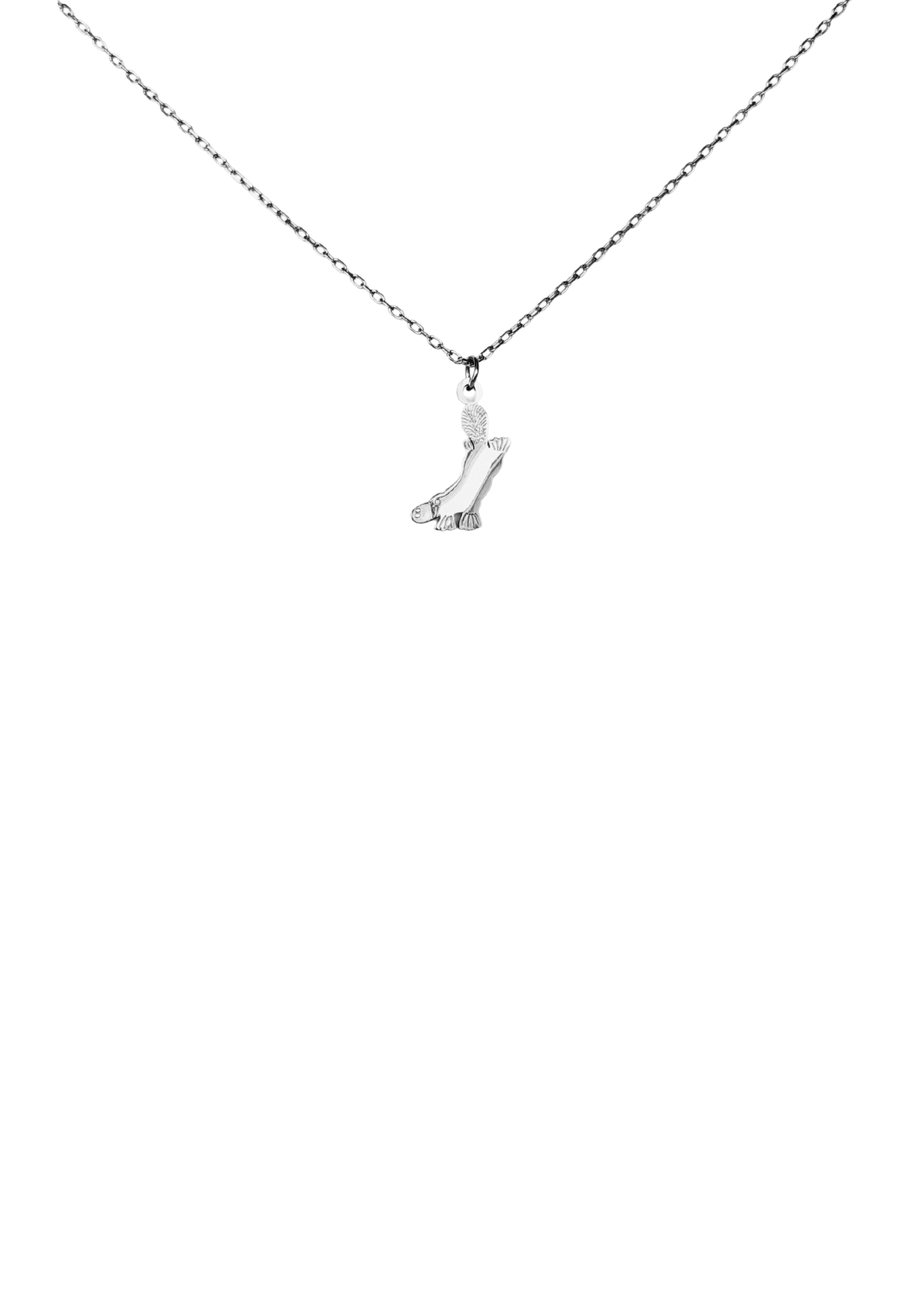 Platypus Necklace Silver