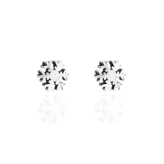 Snowflake Studs Silver