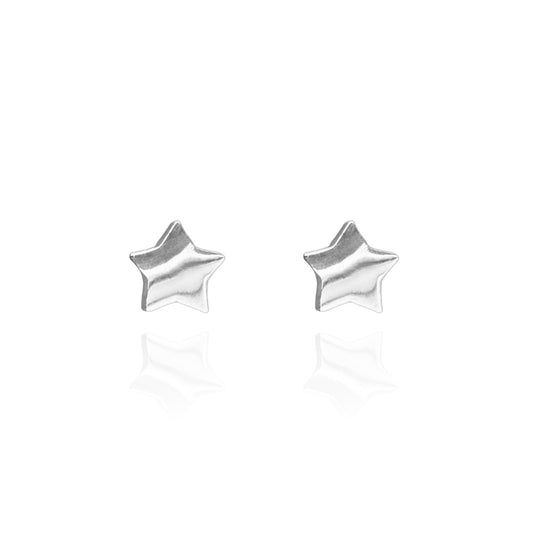 Star Earring Studs Silver