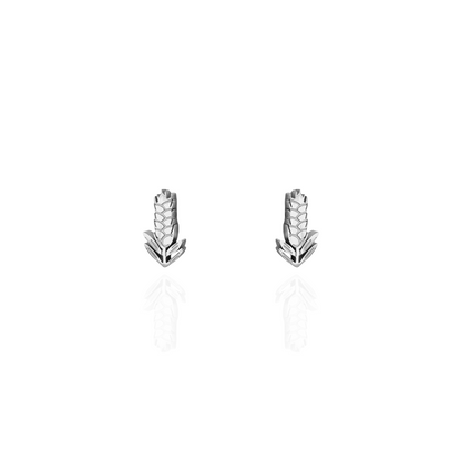 Wheat Earring Studs Silver