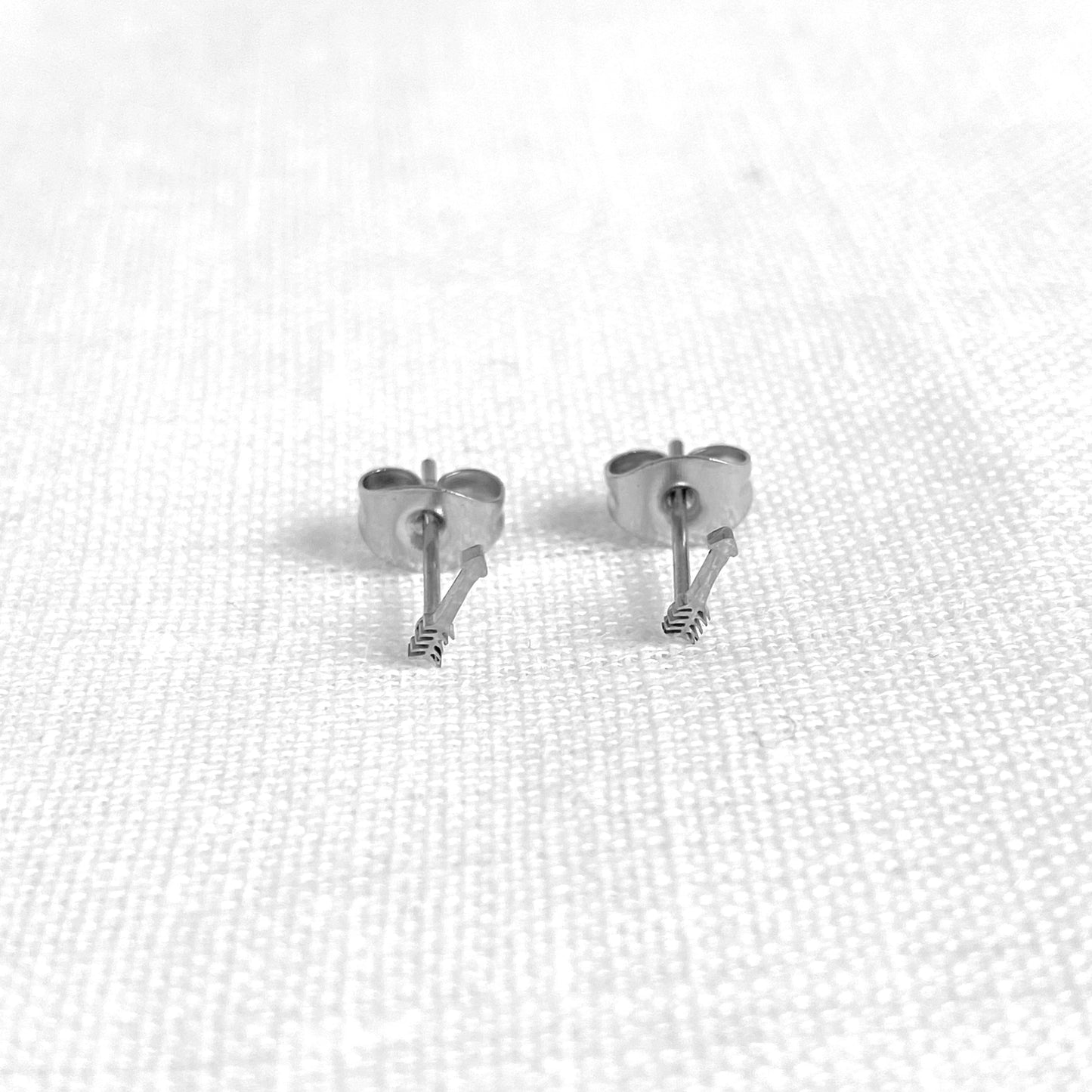 Arrow Earring Studs Silver