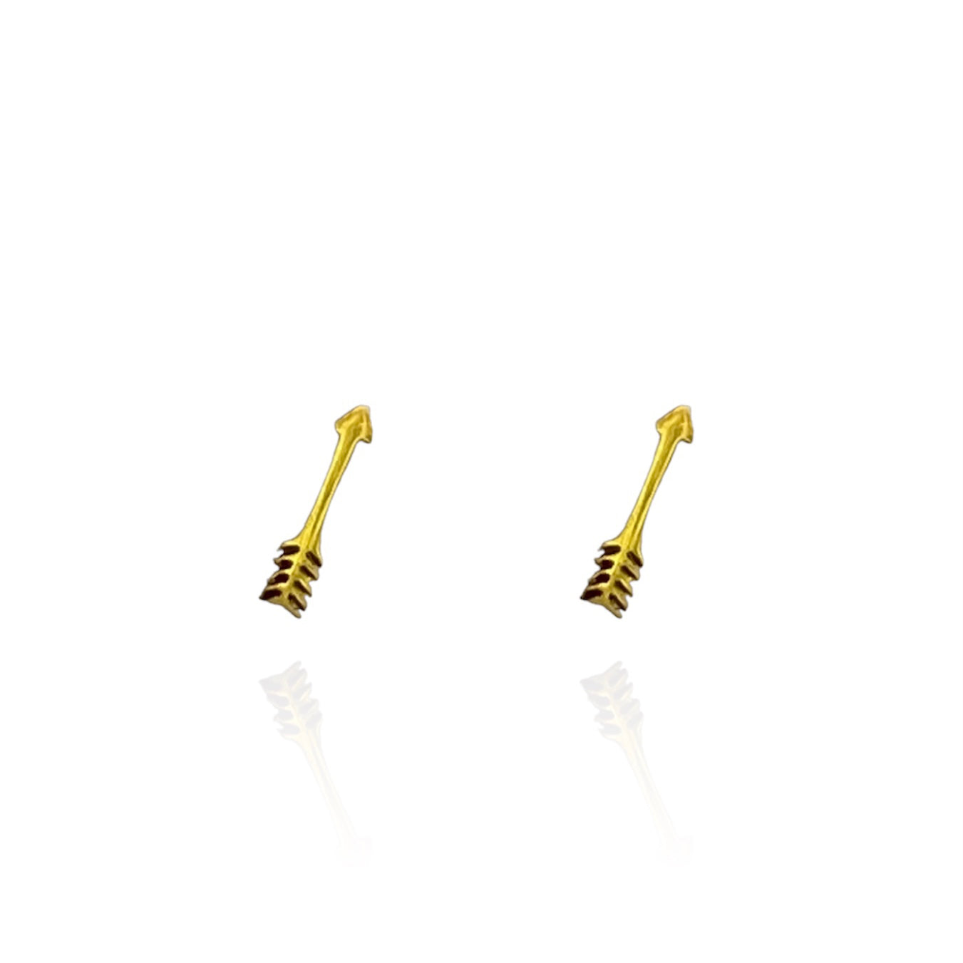 Arrow Earring Studs Gold