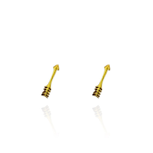 Arrow Earring Studs Gold