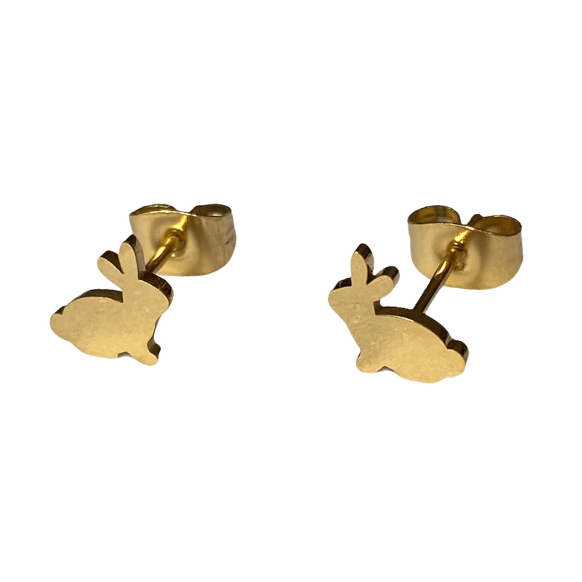 bunny rabbit stud earrings petite gold australia melbourne 