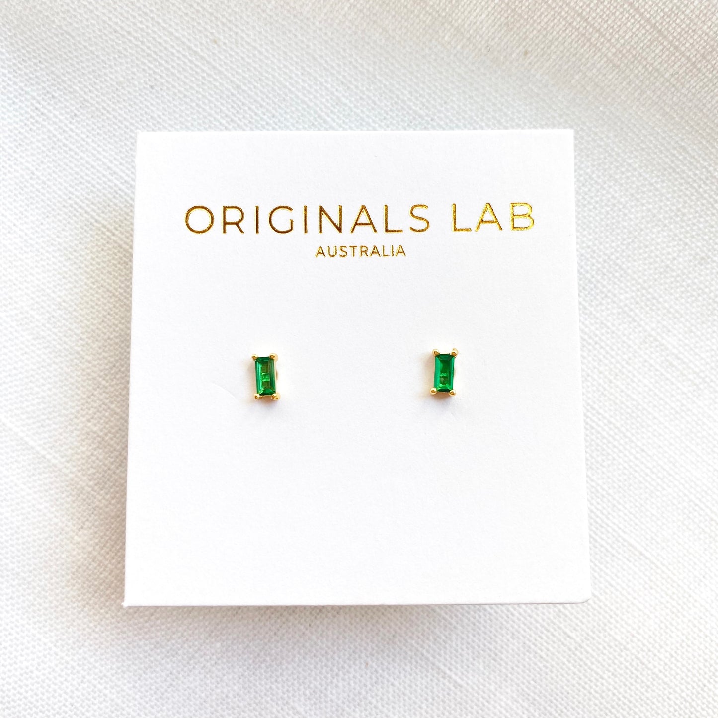 Gold Timeless Emerald Green Crystals
