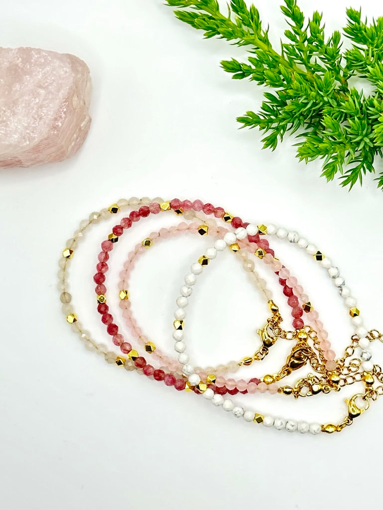 Howlite Natural Gem Stone Bracelet
