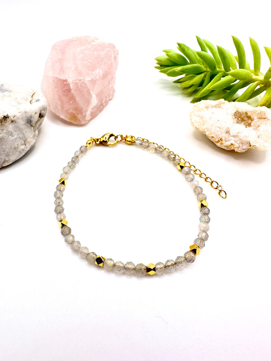 Labradorite Natural Gem Stone Bracelet