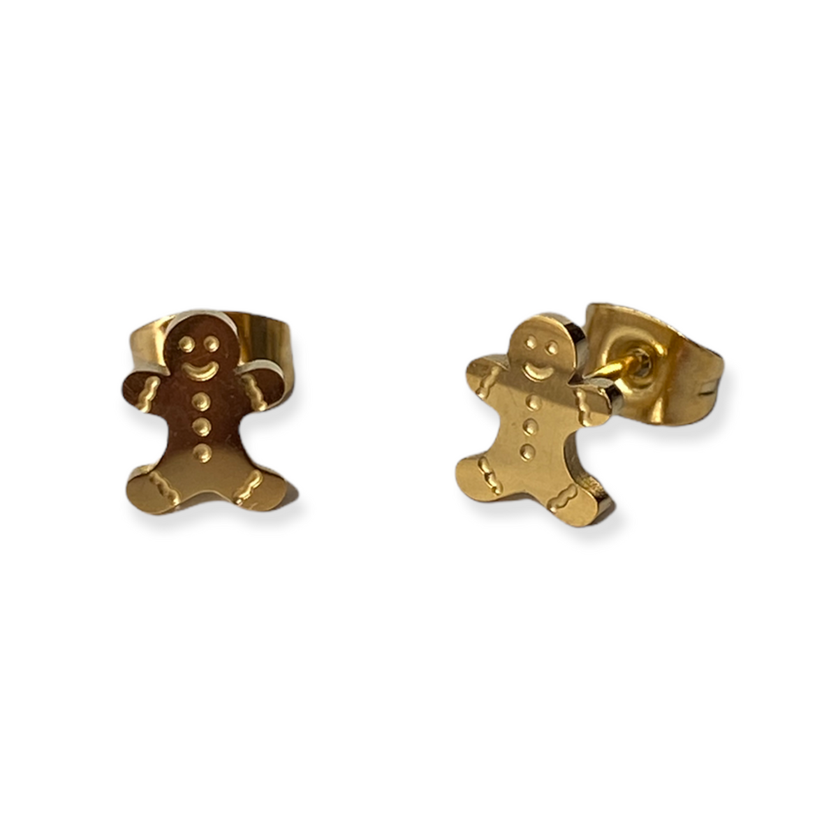 Gingerbread Studs Gold
