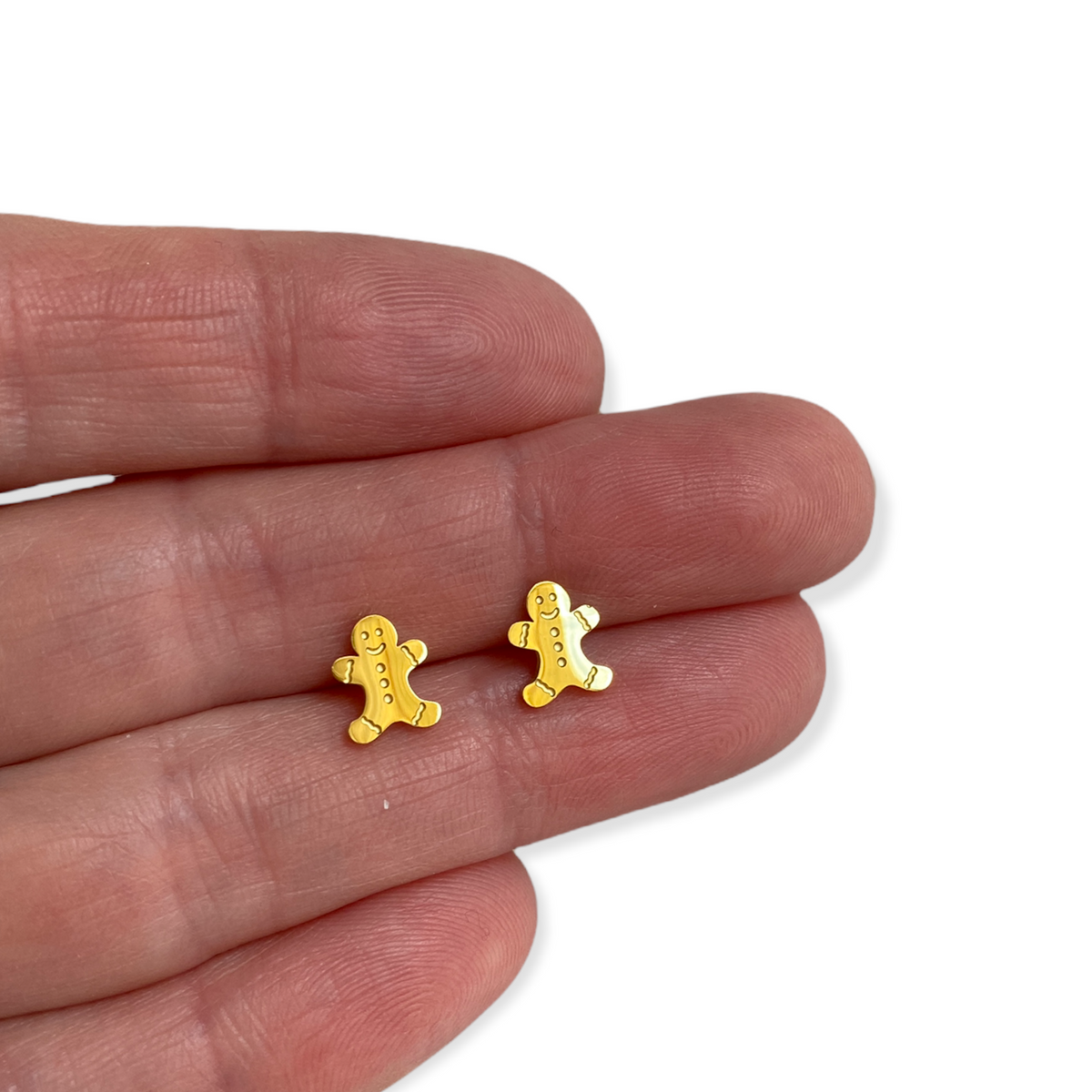 Gingerbread Studs Gold