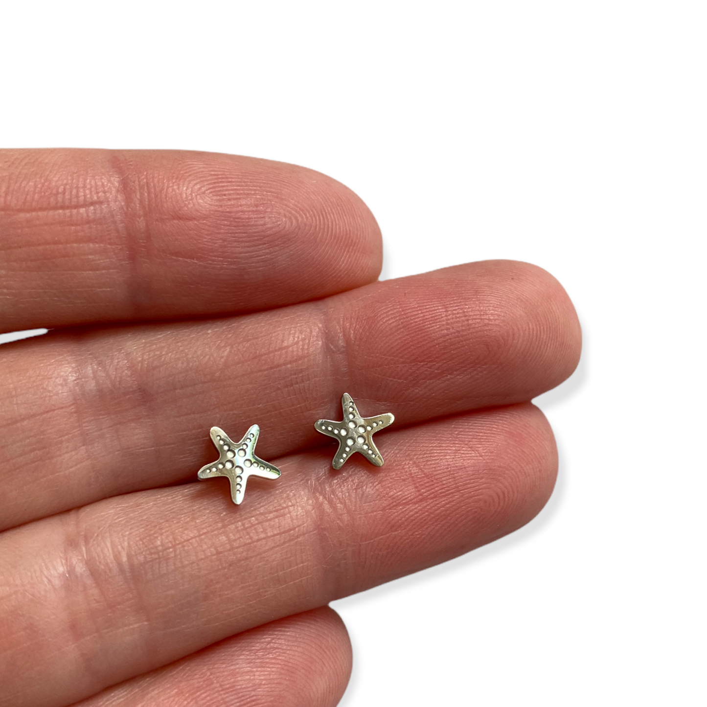 Starfish Studs Silver