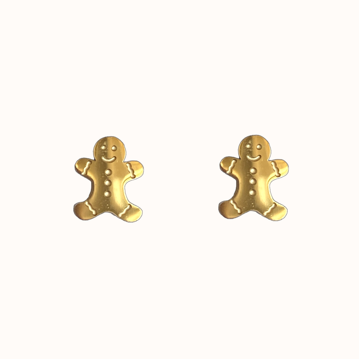 Gingerbread Studs Gold