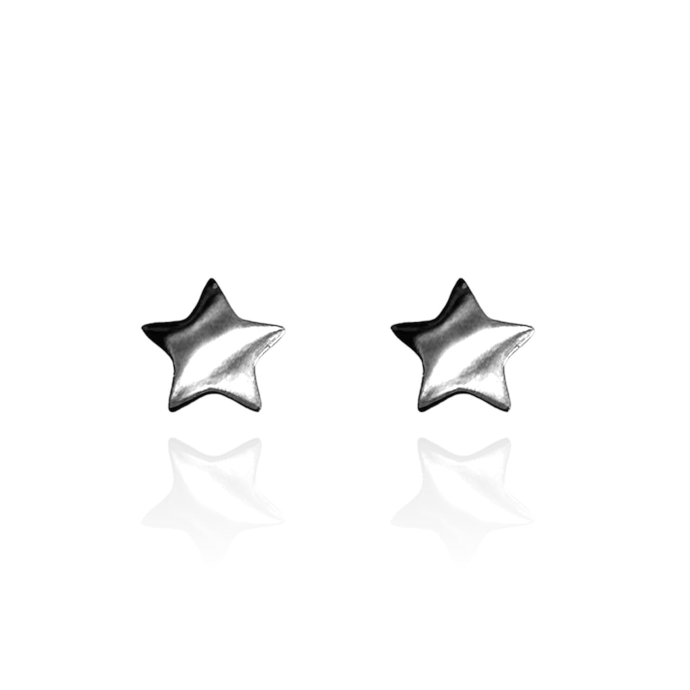 Star Earring Studs Silver