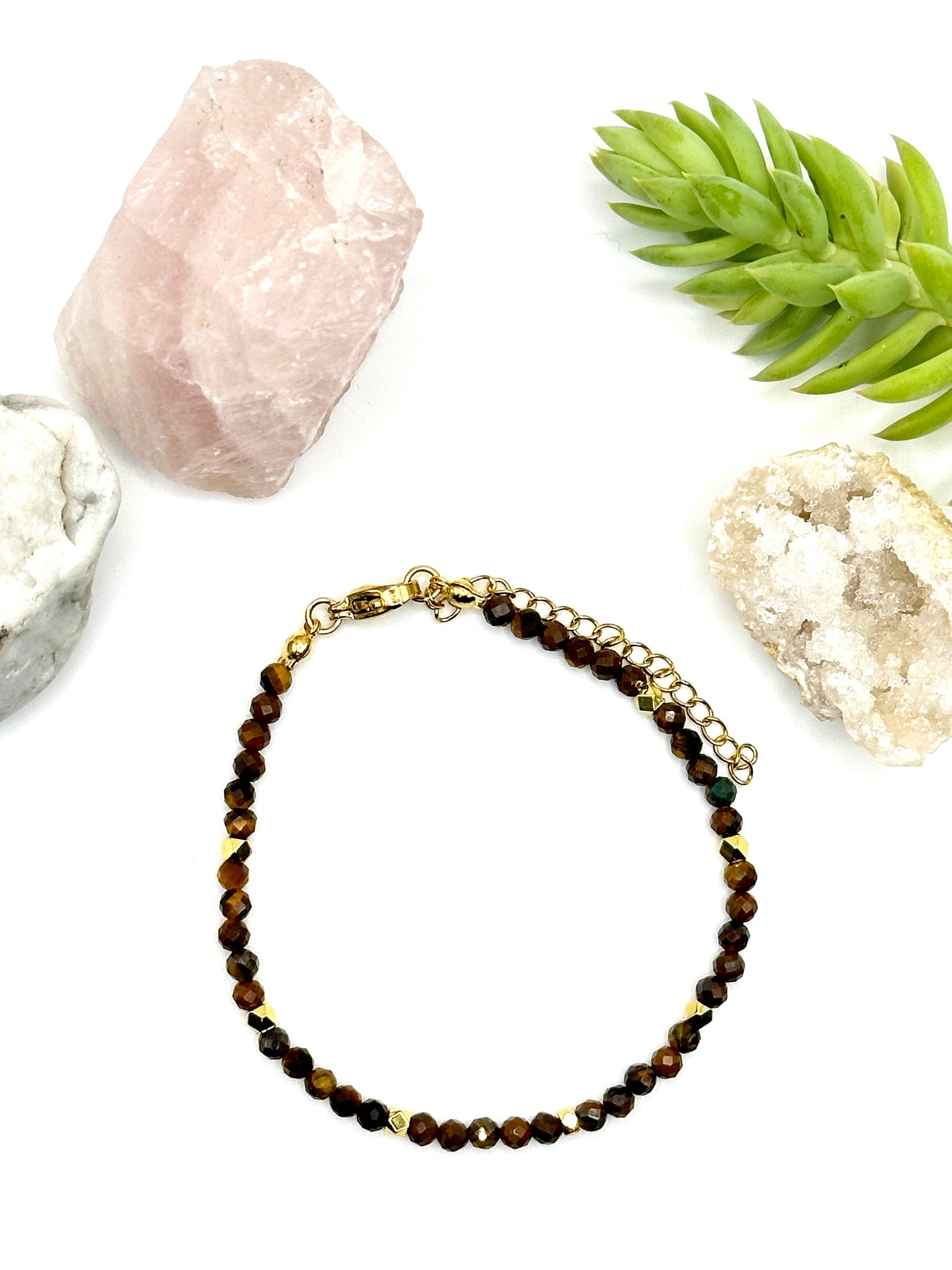 Tiger's Eye Natural Gem Stone Bracelet