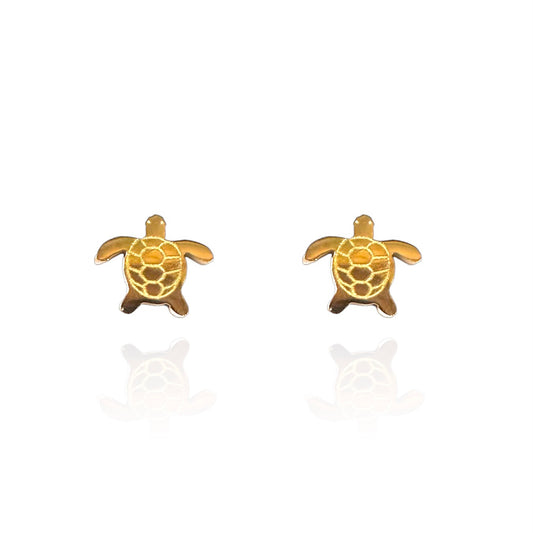 Turtle Earring Studs Gold